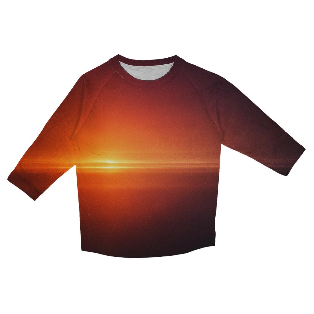 Molten Glass Horizon Gradient designer 3/4 sleeve blouses