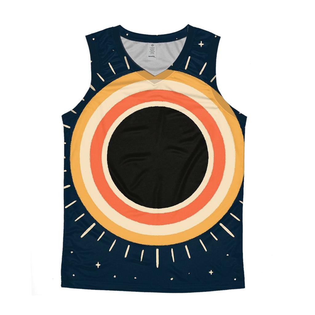 Eclipse Corona Petal Array personalized athletic tanks