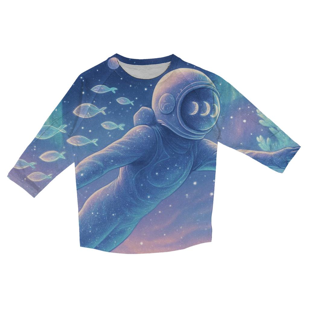 Aurora Reef Of The Silent Moons fashion 3/4 sleeve shirts