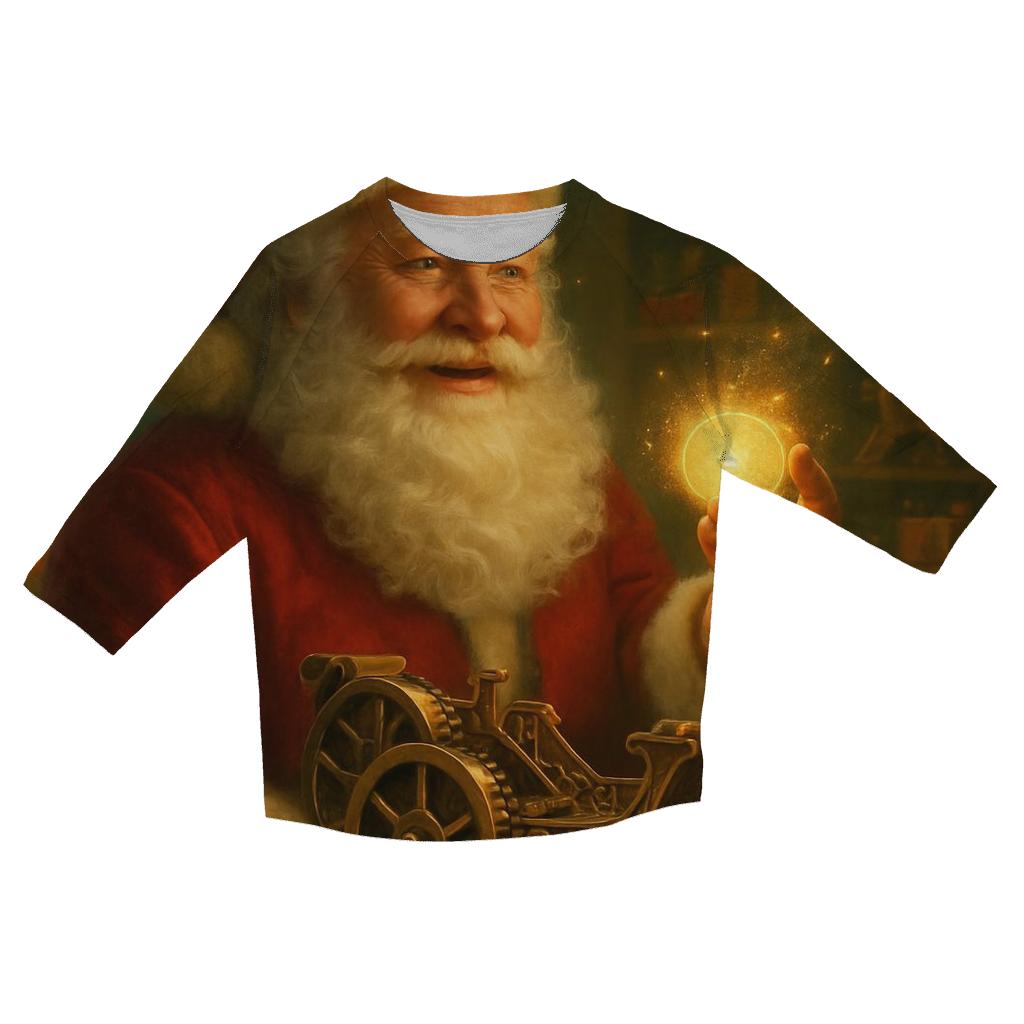 Gilded Workshop Santa Clockwork Reverie custom 3/4 sleeve shirts