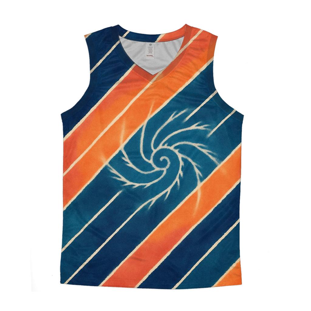 Arashi Drift Spiral Overdye Panel sports performance tank tops