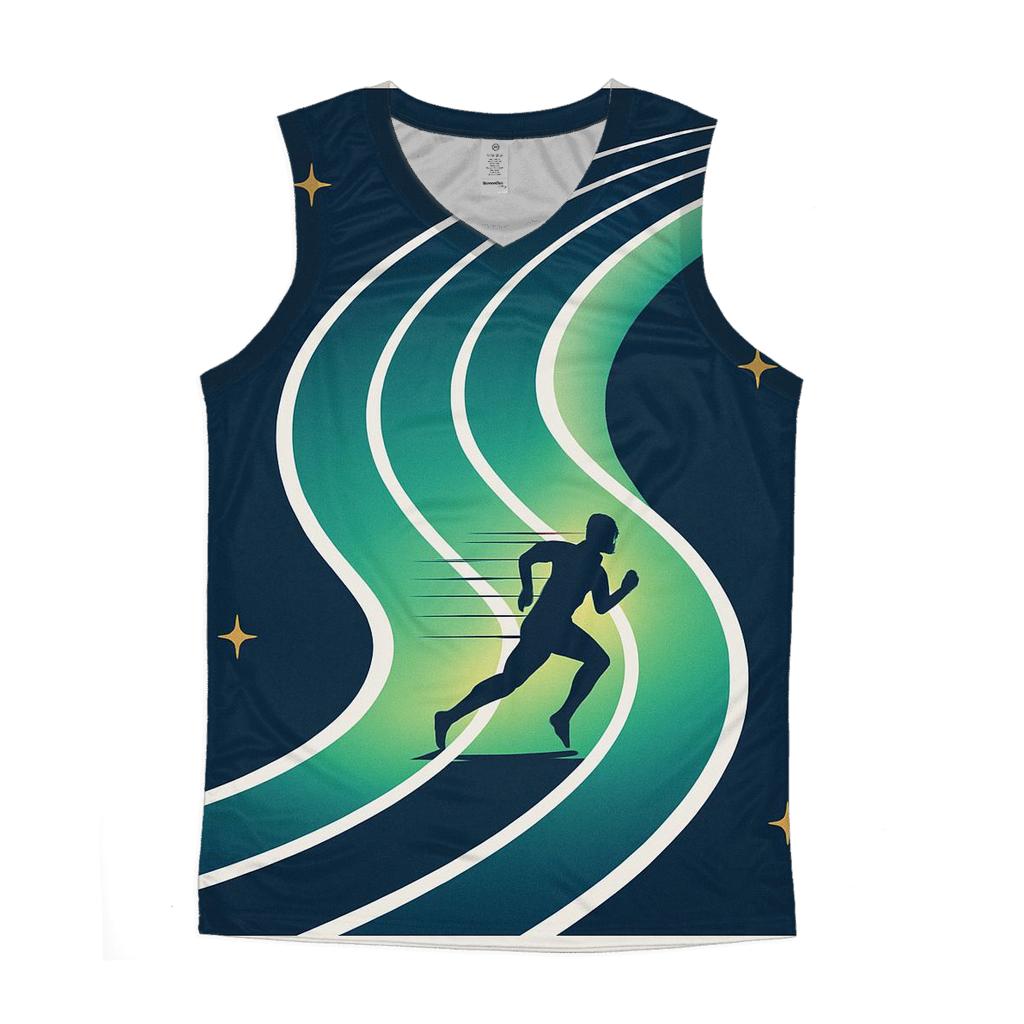 Aurora Sprint Track Graphic designer workout tanks
