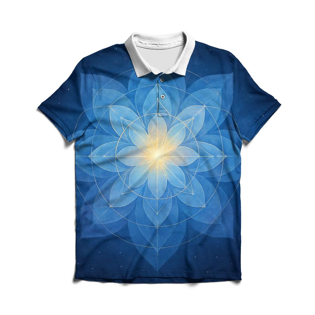 Aurora Blessing Mandala casual sports polo shirts