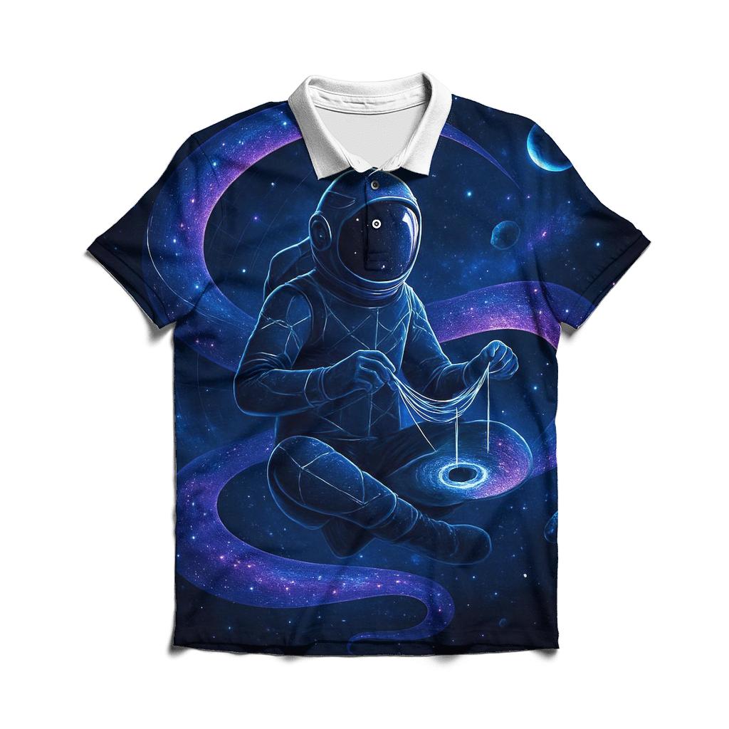The Gravity Loom Astronaut custom polo shirts