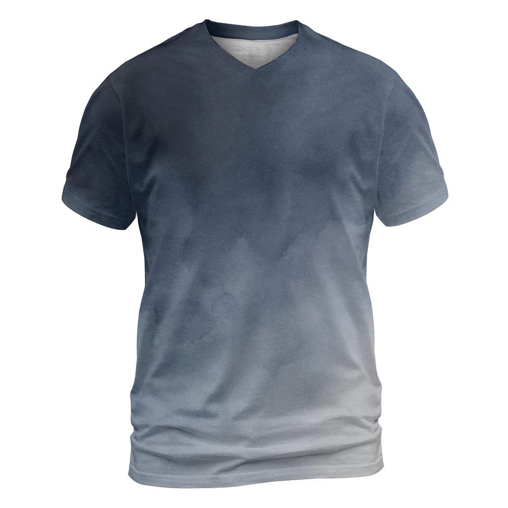 Moonlit Ink Wash Gradient personalized full print shirts