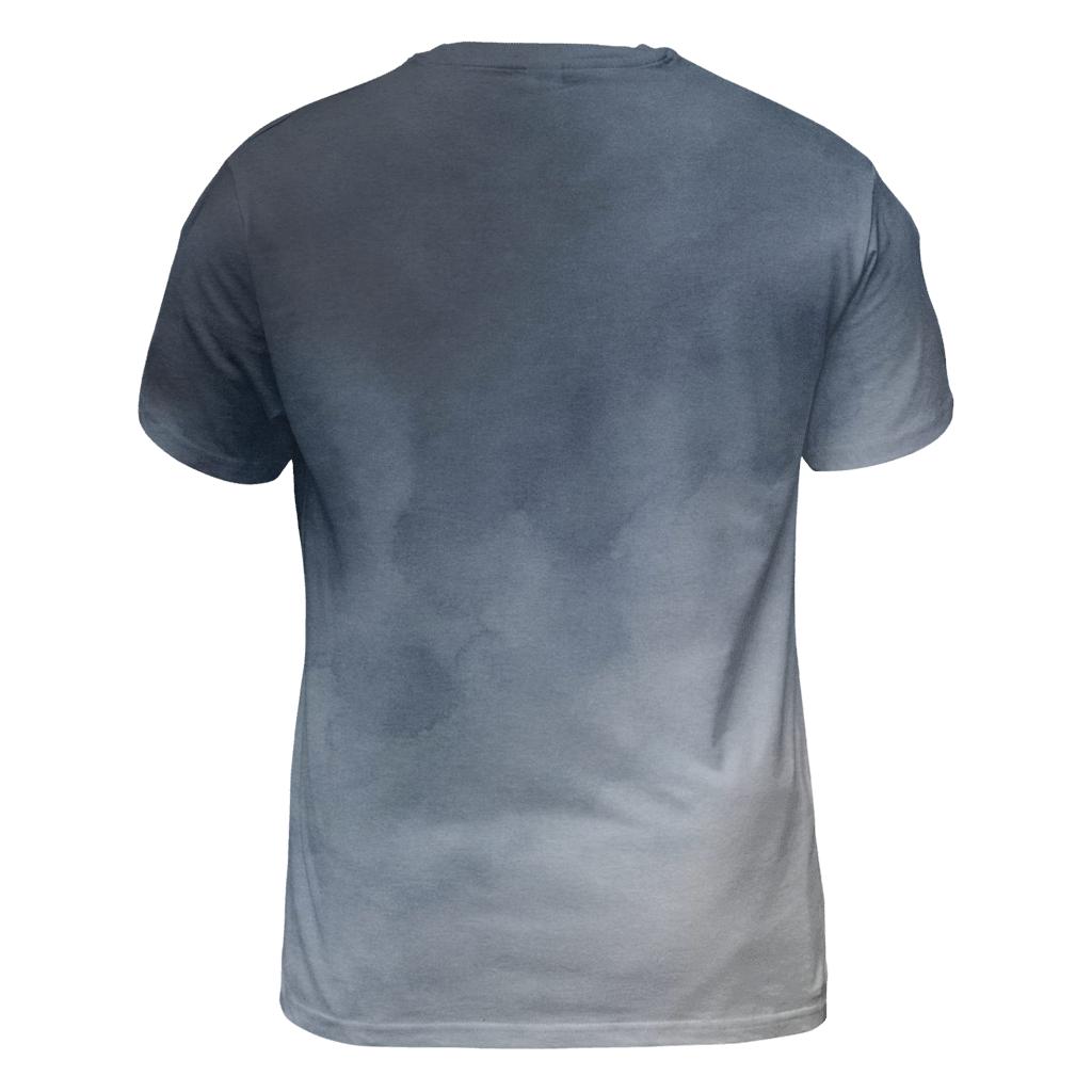 Moonlit Ink Wash Gradient personalized full print shirts