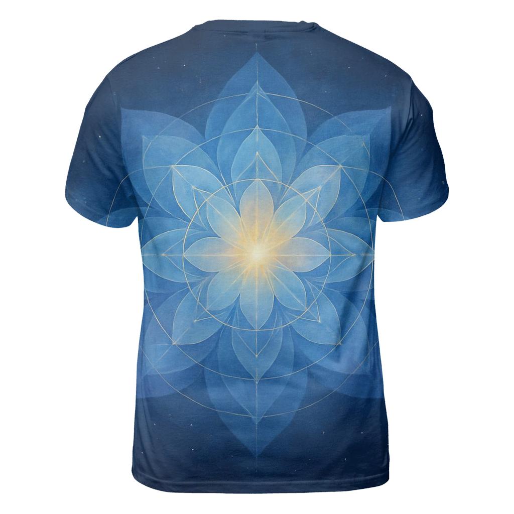 Aurora Blessing Mandala creative print fashion shirts