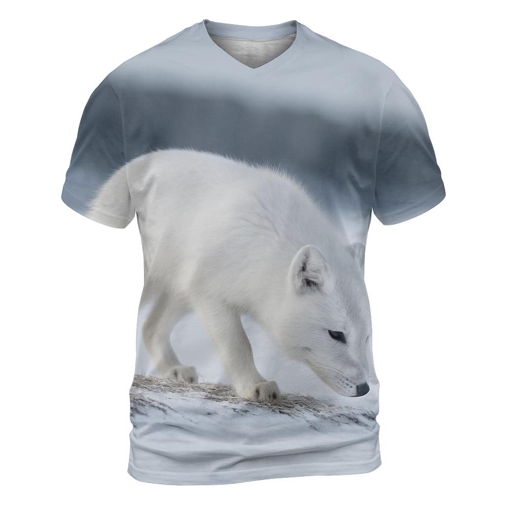 Frostline Forager Arctic Fox statement graphic shirts