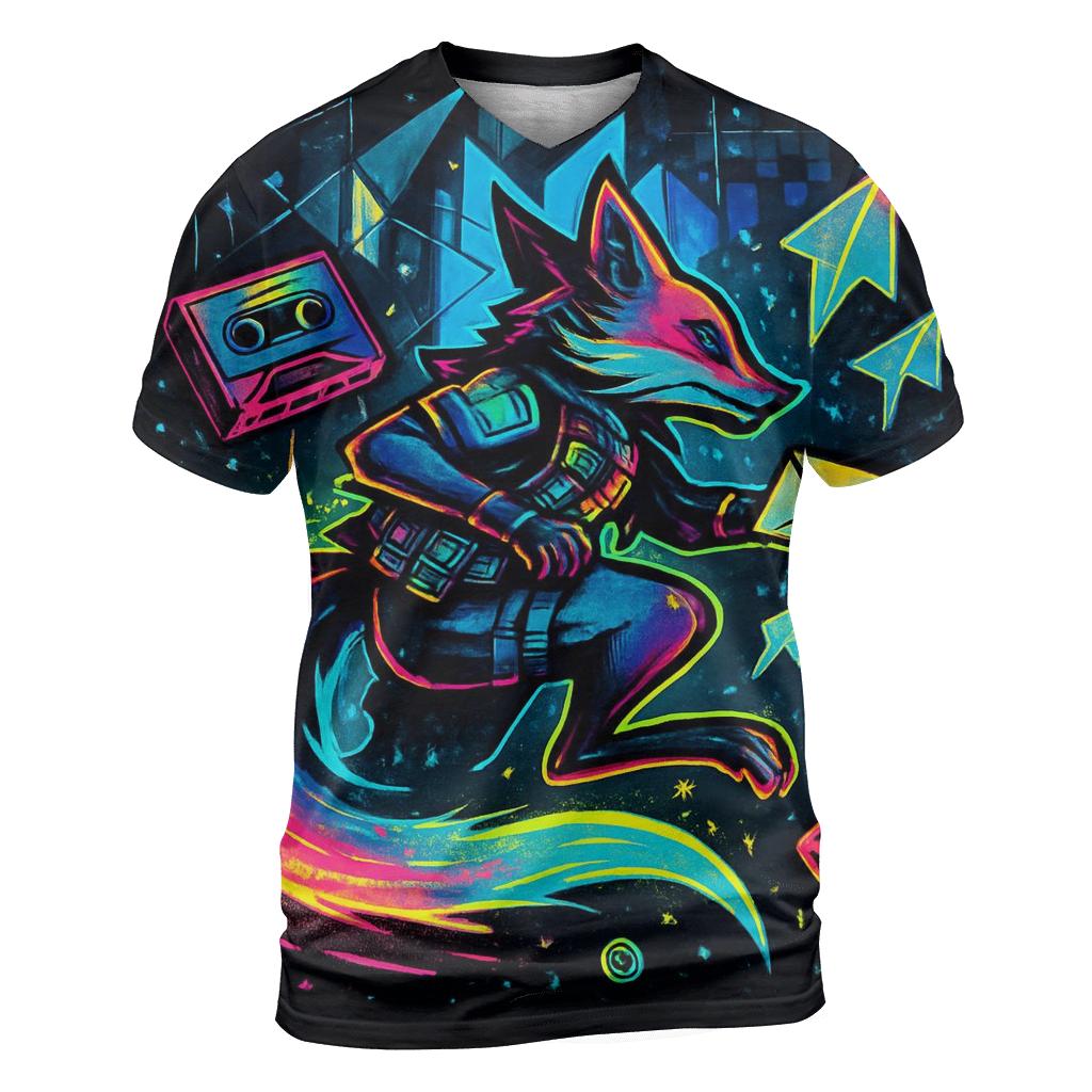Kaleidoscope Courier Fox custom all-over print shirts