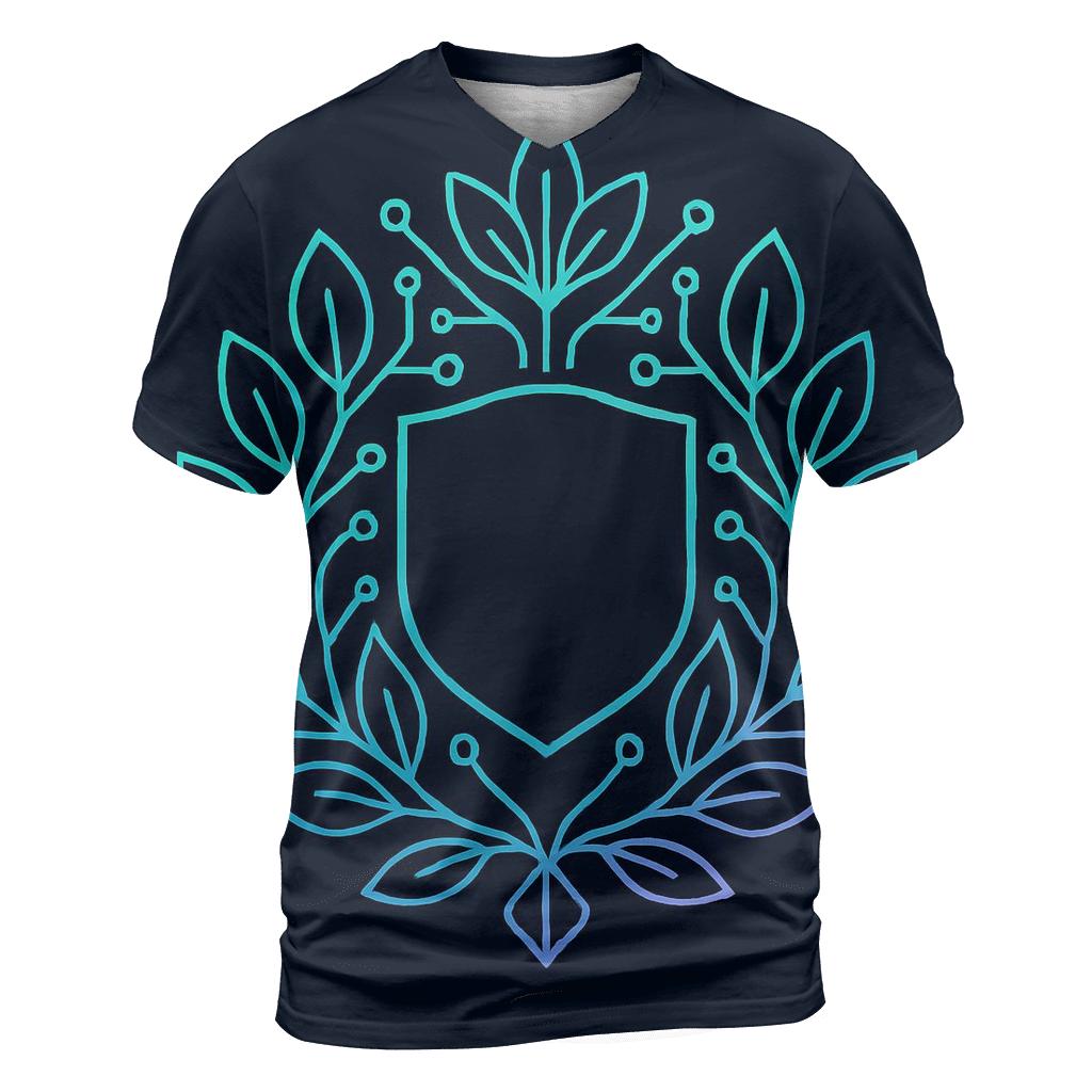 Aurora Circuit Garden Emblem designer pattern shirts