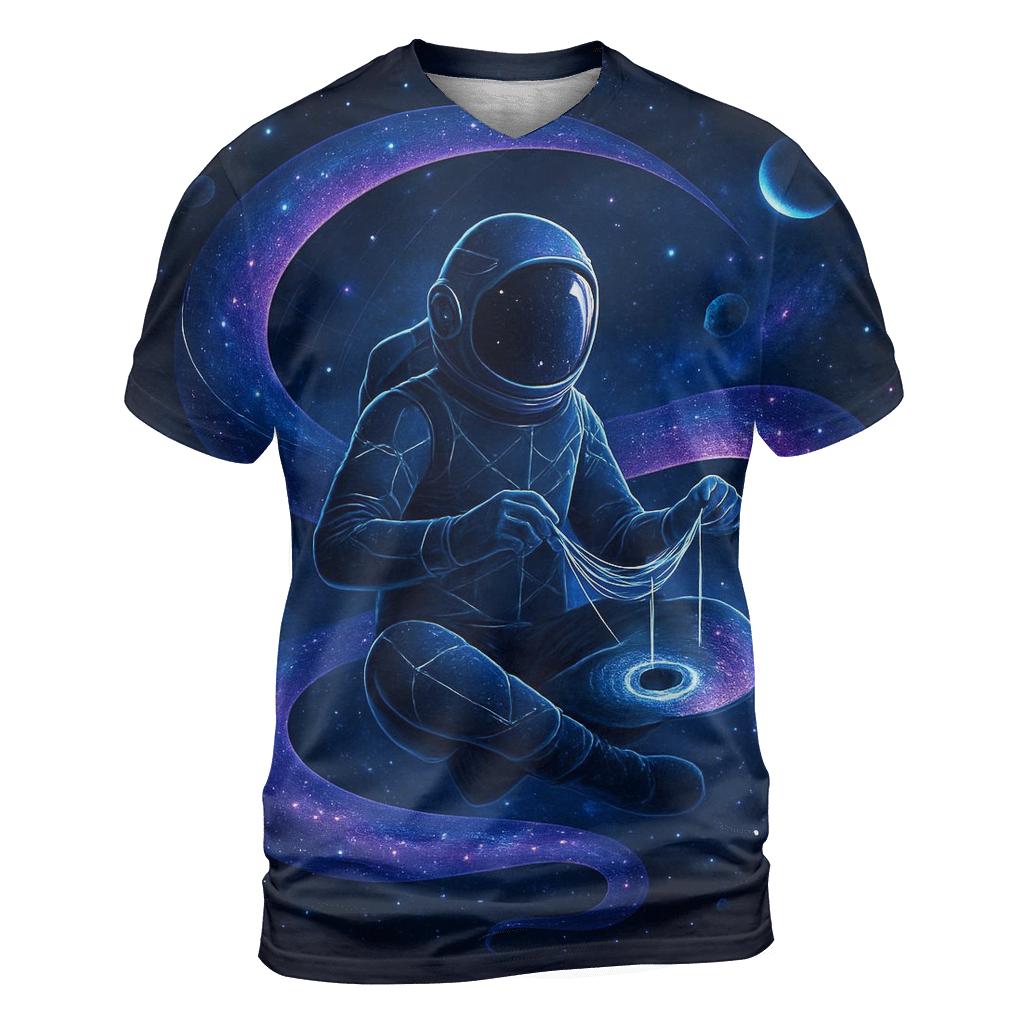 The Gravity Loom Astronaut custom all-over print shirts