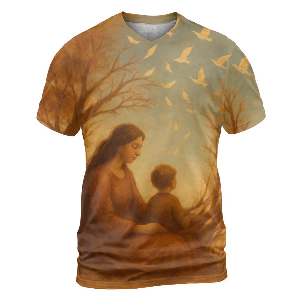 The Nest Of Tomorrow A Mothers Patience Turning Fear Into Flight artistic all-over print tops