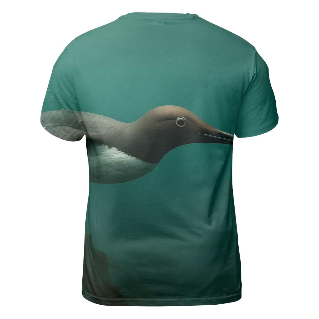 Kelpline Pursuit Common Murre creative print fashion shirts