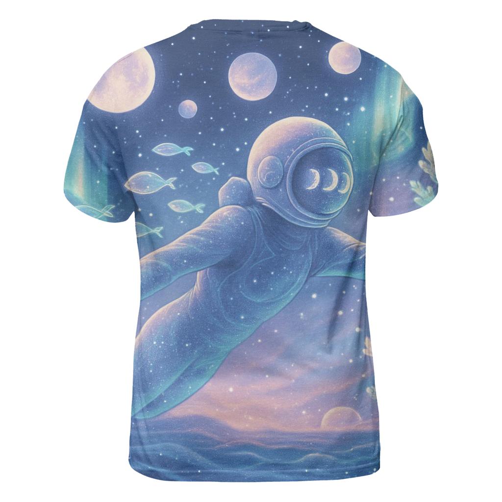 Aurora Reef Of The Silent Moons artistic all-over print tops