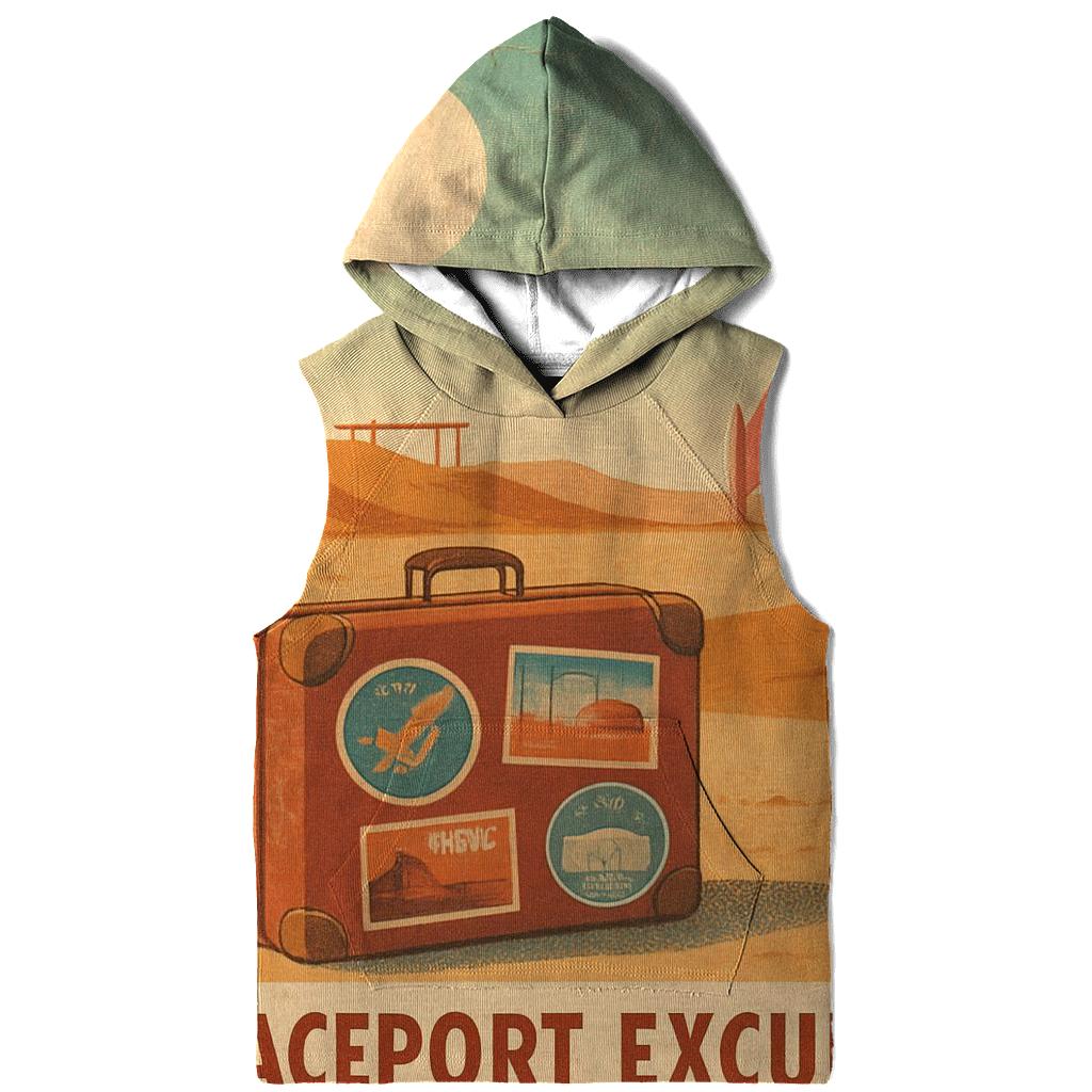 Aged Spaceport Postcard 1976 hoodies fashion