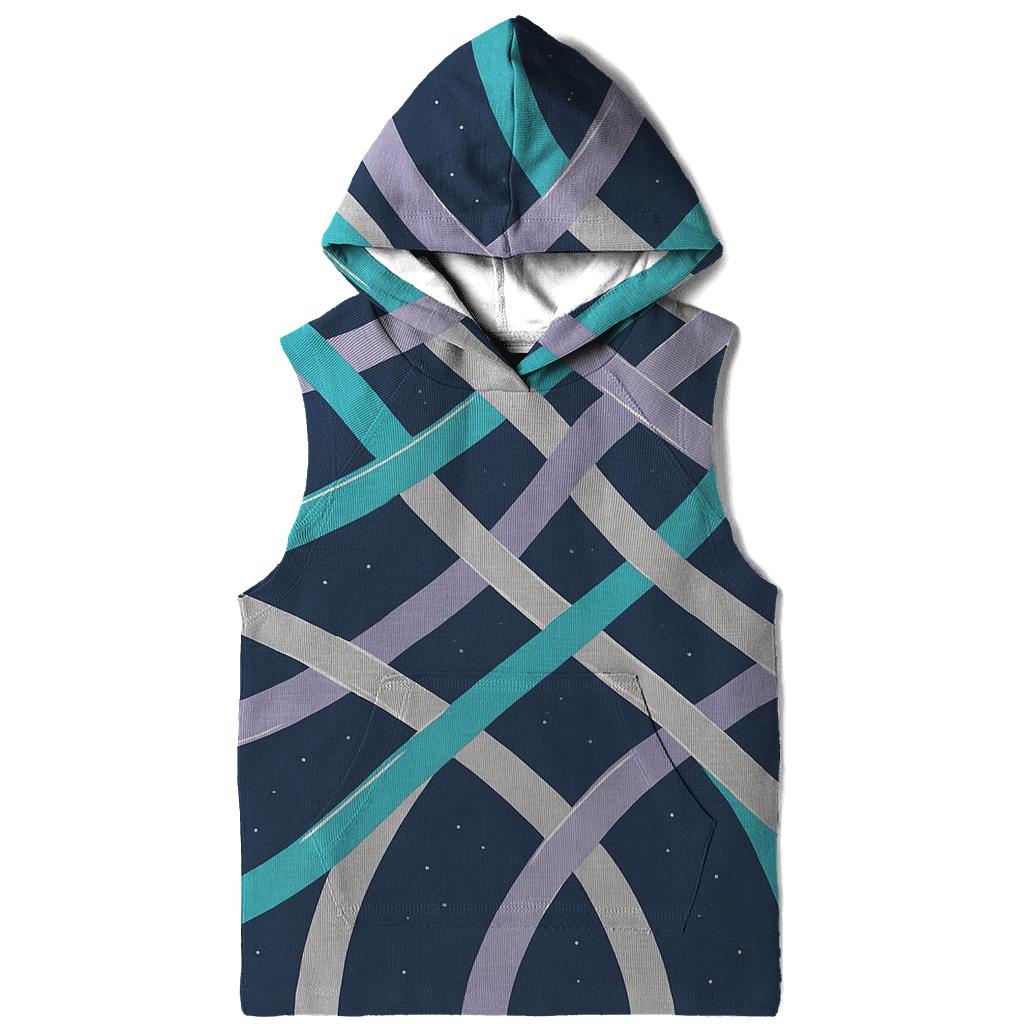 Gravitational Lens Arc Loom embroidered hoodies