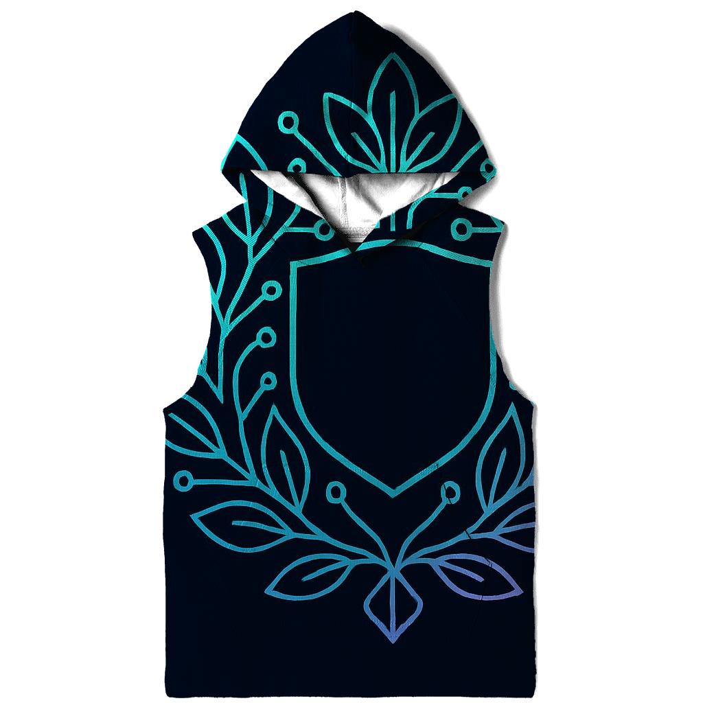 Aurora Circuit Garden Emblem designer hoodies