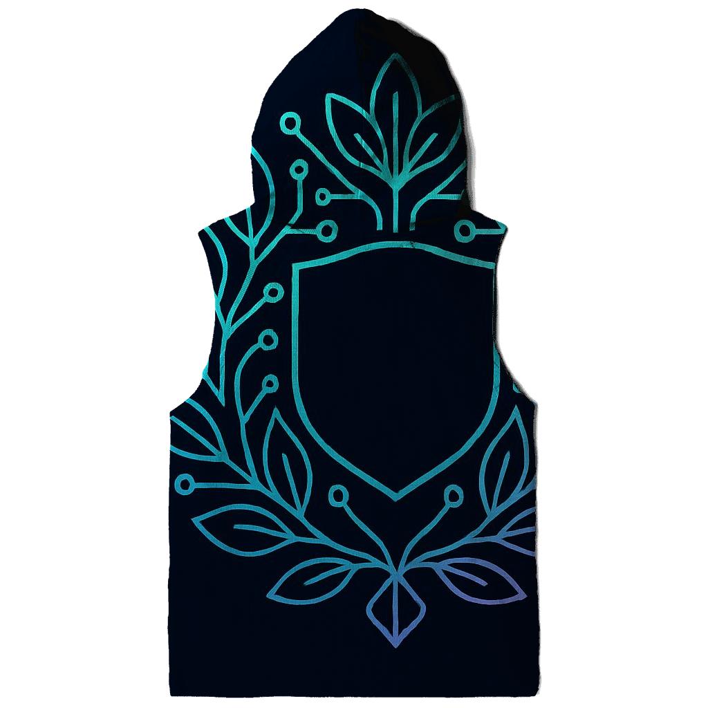 Aurora Circuit Garden Emblem designer hoodies