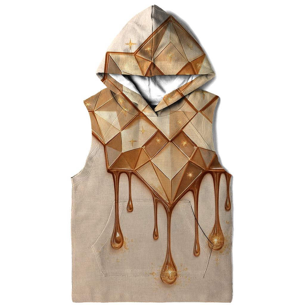 Champagne Facet Drip Emblem premium hoodies