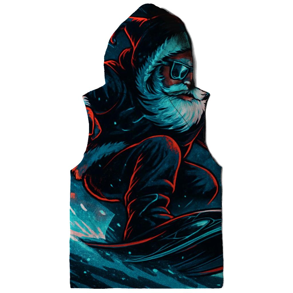 Neon Blizzard Santa Night Rider premium hoodies