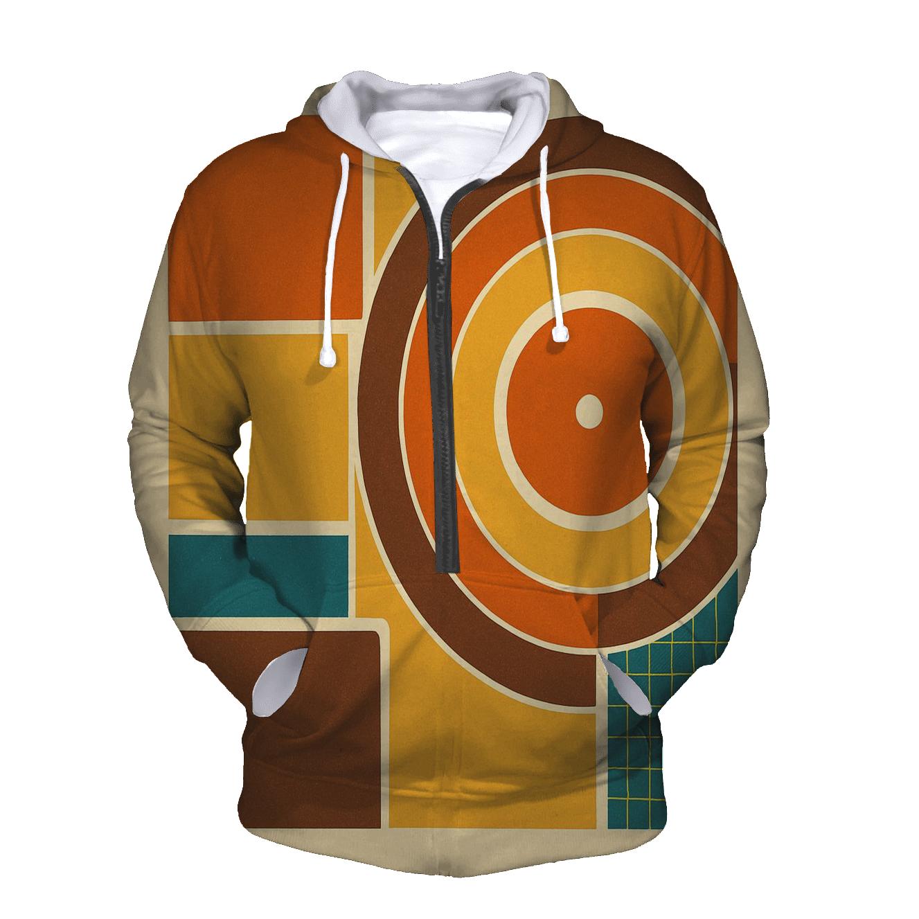 Groovy Record Sleeve Geometry hoodie designs