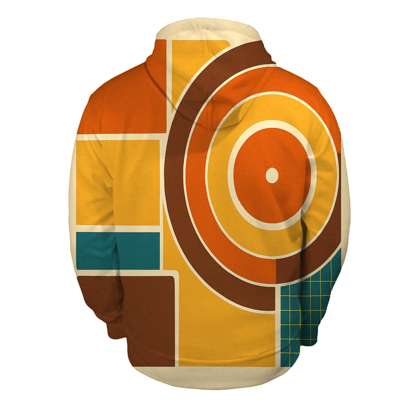 Groovy Record Sleeve Geometry hoodie designs
