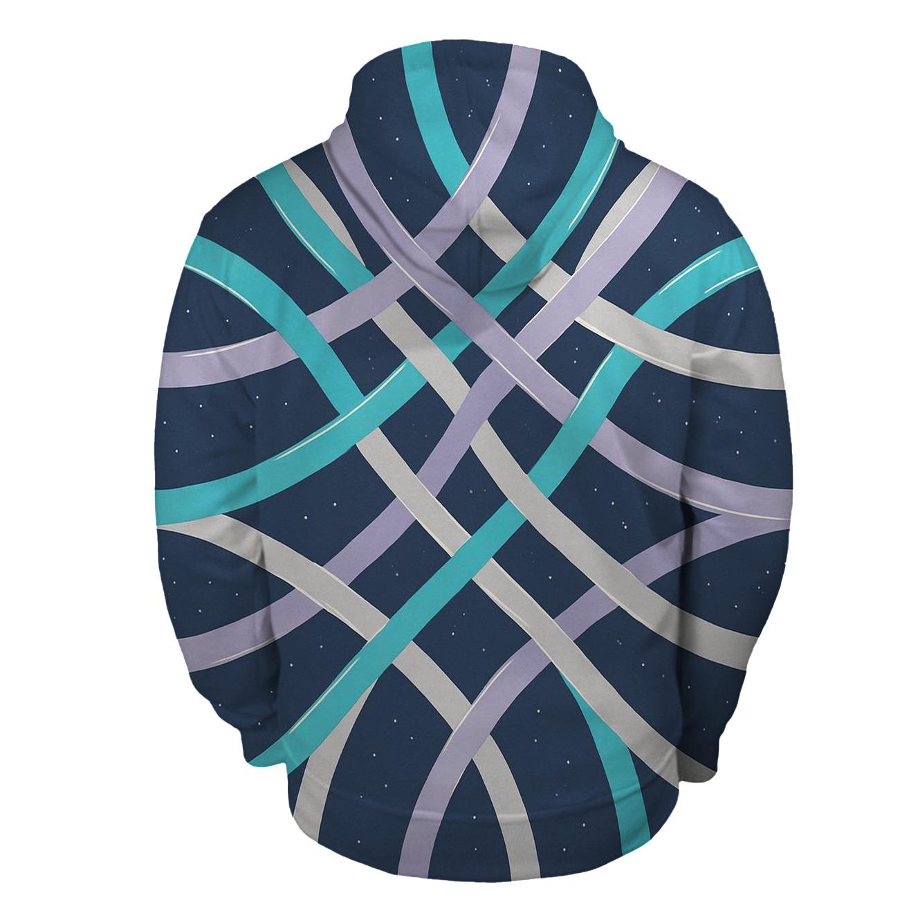Gravitational Lens Arc Loom pullover hoodies