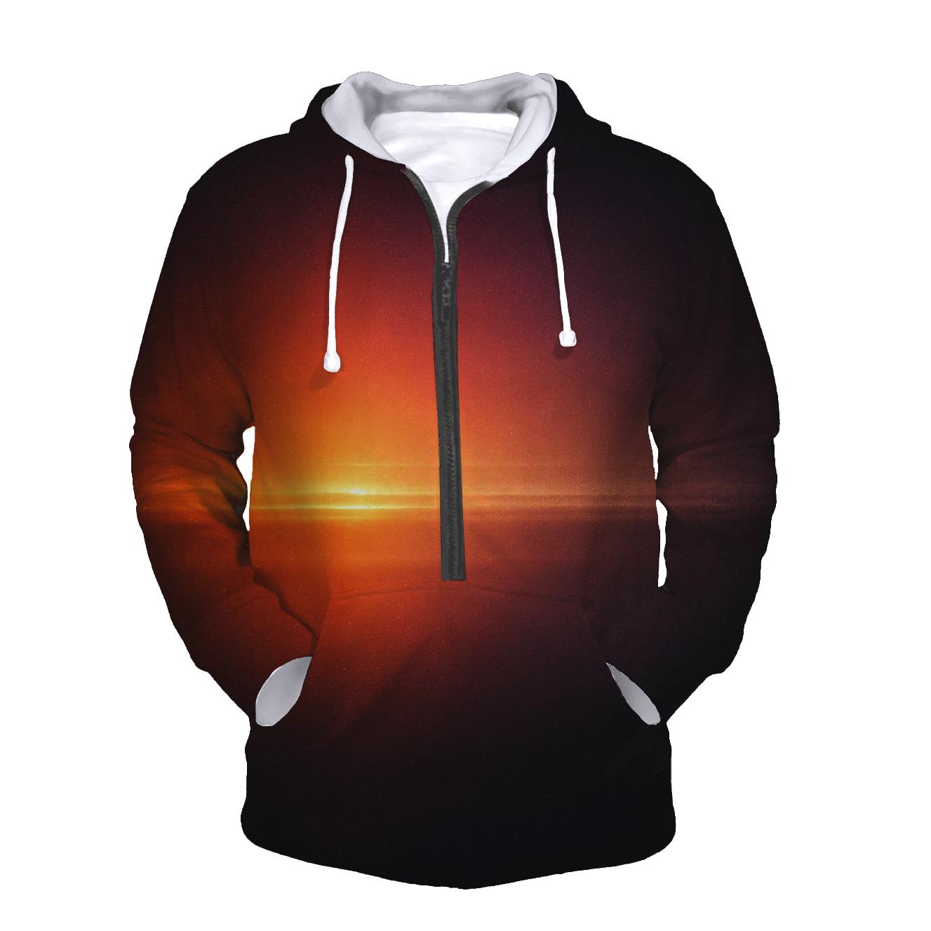 Molten Glass Horizon Gradient lightweight hoodies
