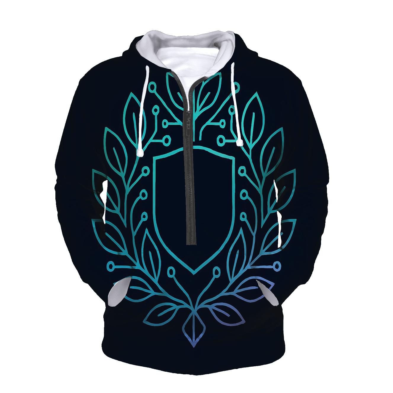 Aurora Circuit Garden Emblem pullover hoodies