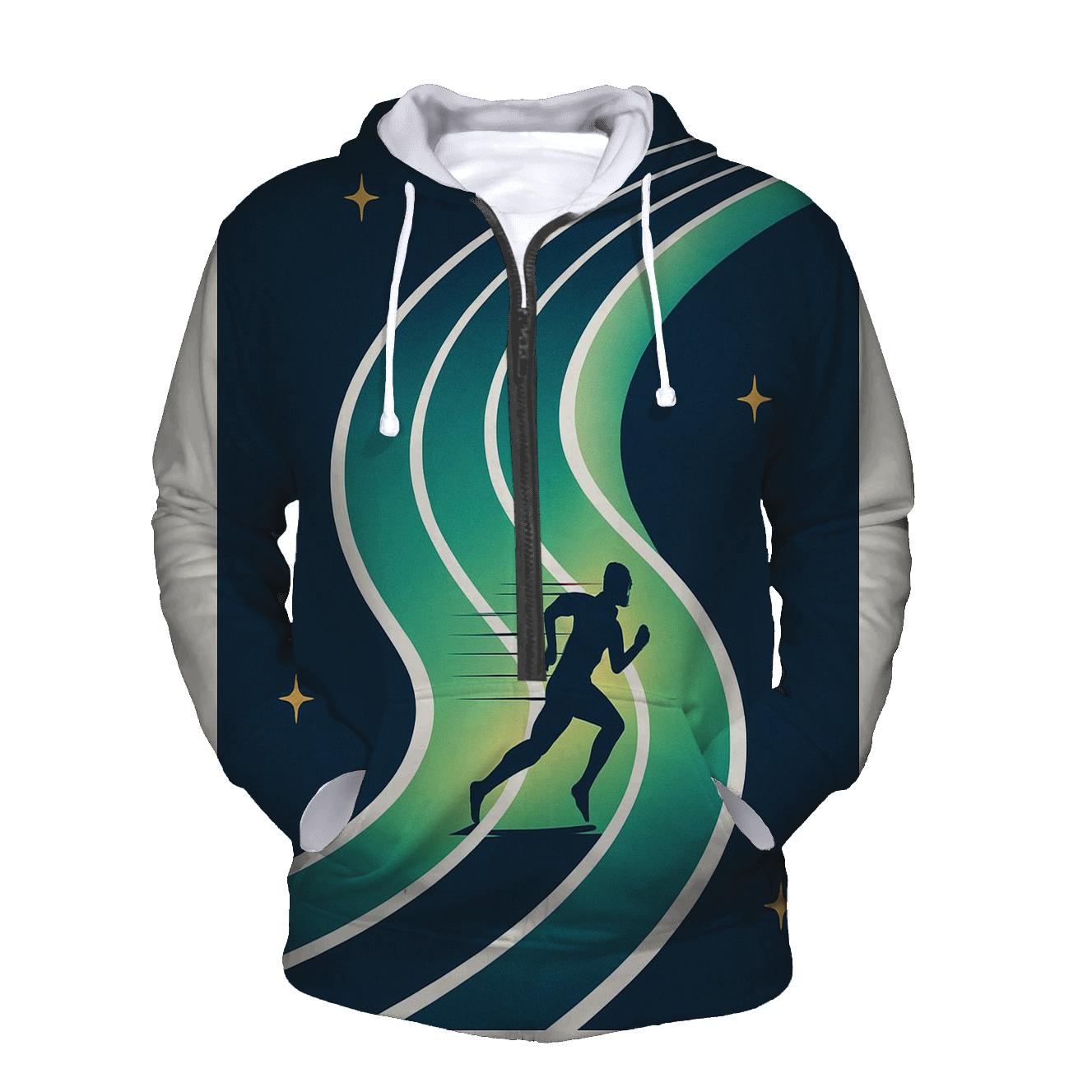 Aurora Sprint Track Graphic hoodies fashion