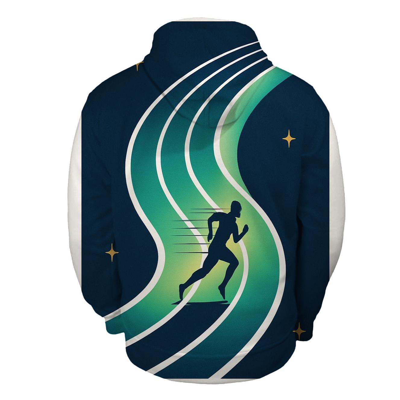 Aurora Sprint Track Graphic hoodies fashion