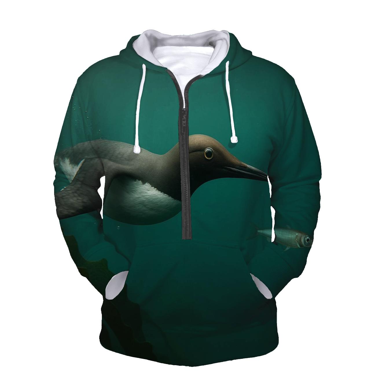 Kelpline Pursuit Common Murre hoodie styles