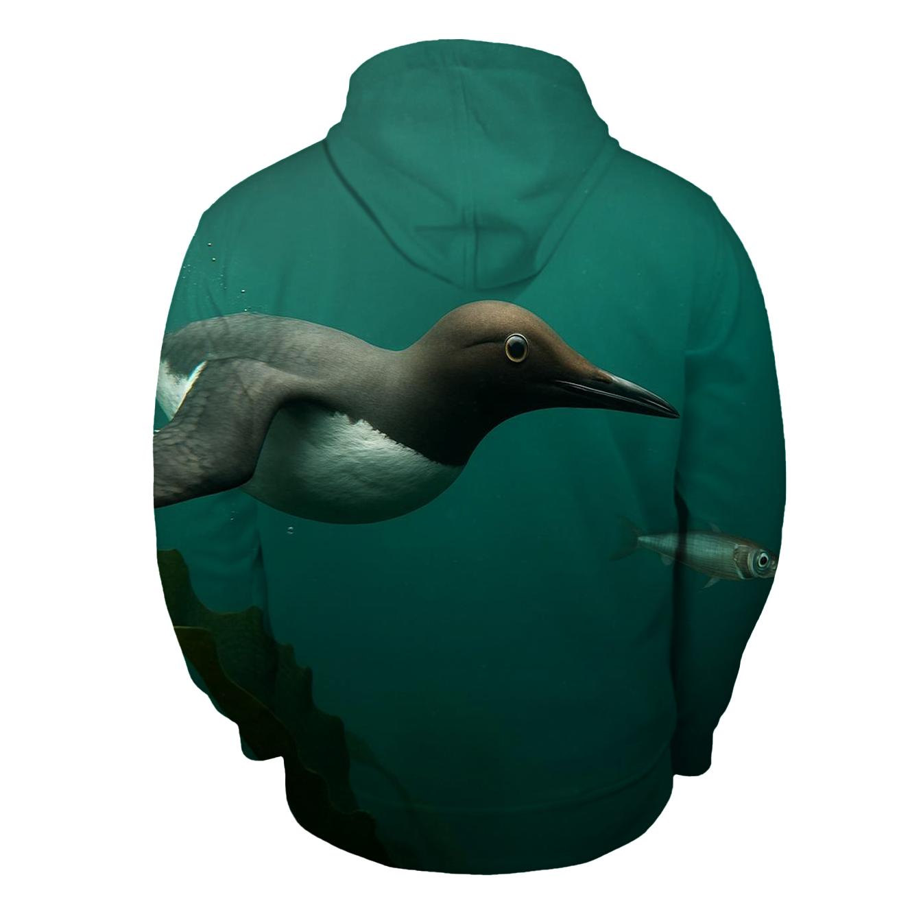 Kelpline Pursuit Common Murre hoodie styles