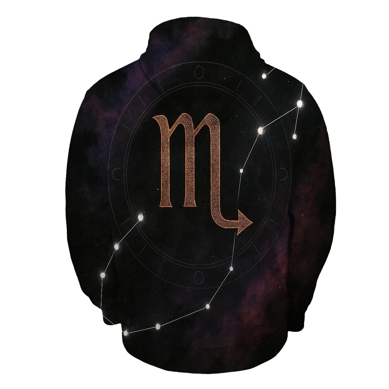 Scorpio Alchemical Constellation Sigil hoodie styles