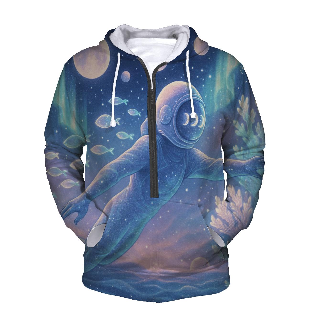 Aurora Reef Of The Silent Moons premium hoodies