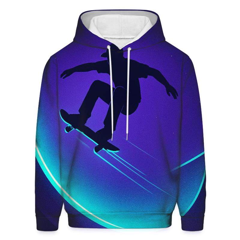 Cosmic Halfpipe Skateboarding Poster hoodie trends