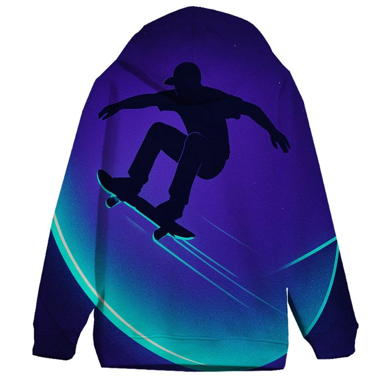 Cosmic Halfpipe Skateboarding Poster hoodie trends