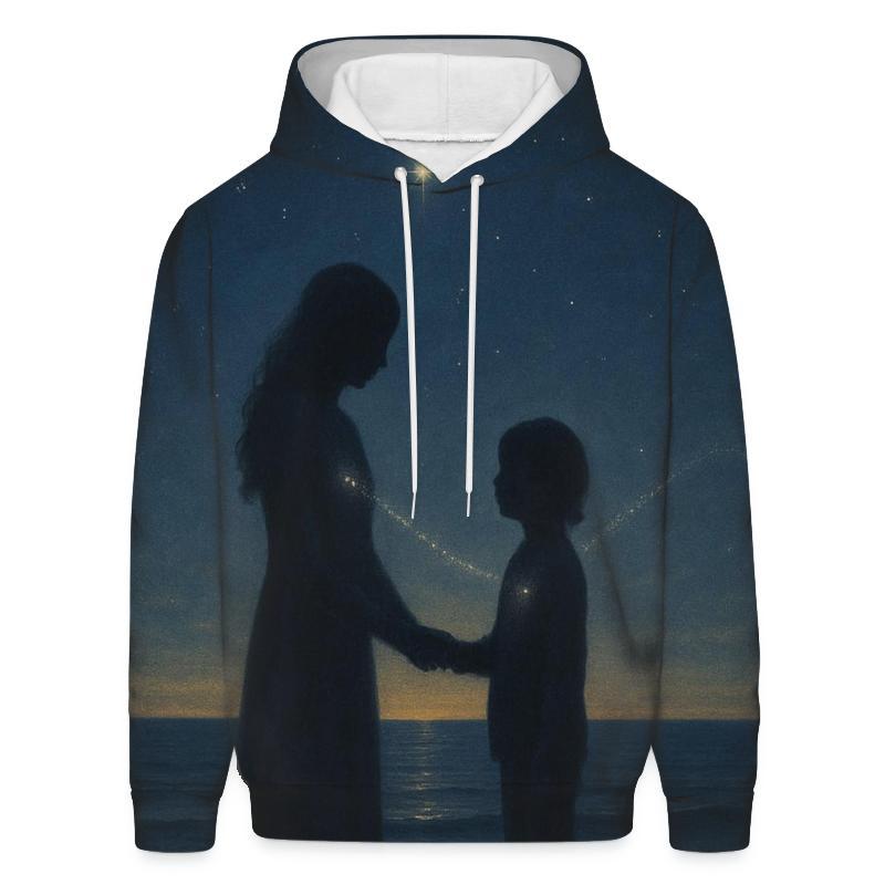The Quiet North Star A Mothers Love That Always Finds You zip-up hoodies