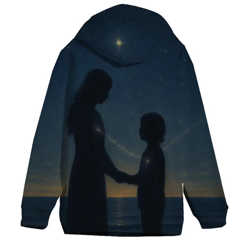 The Quiet North Star A Mothers Love That Always Finds You zip-up hoodies