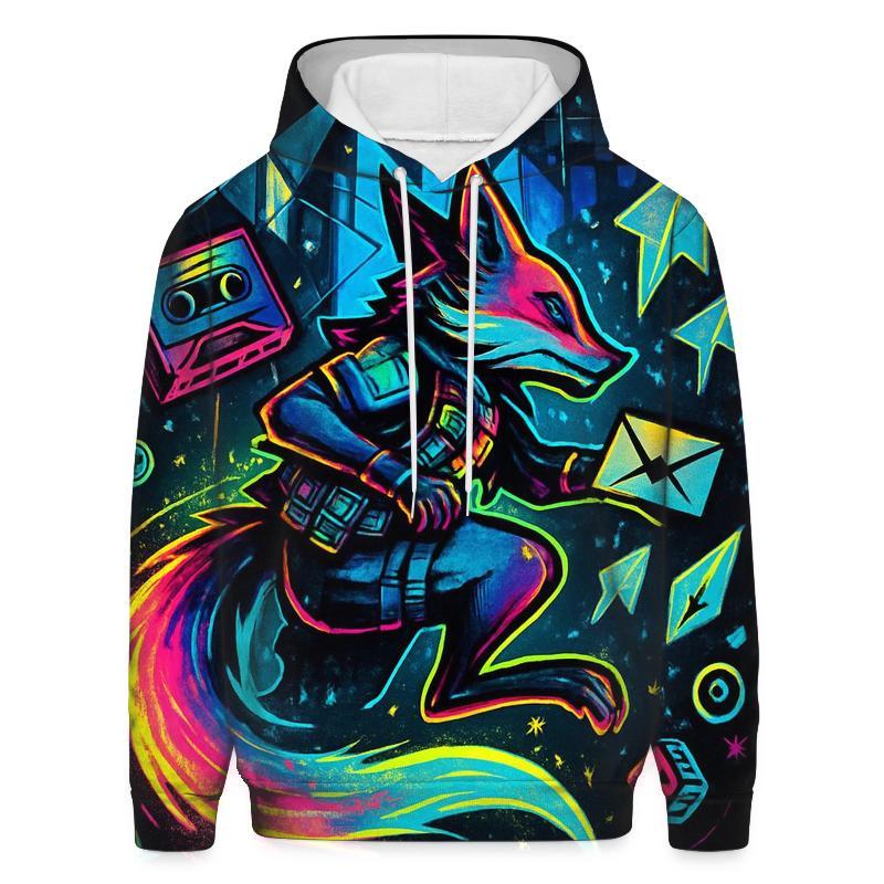 Kaleidoscope Courier Fox hoodies fashion