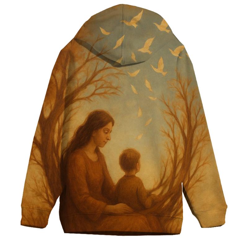 The Nest Of Tomorrow A Mothers Patience Turning Fear Into Flight embroidered hoodies