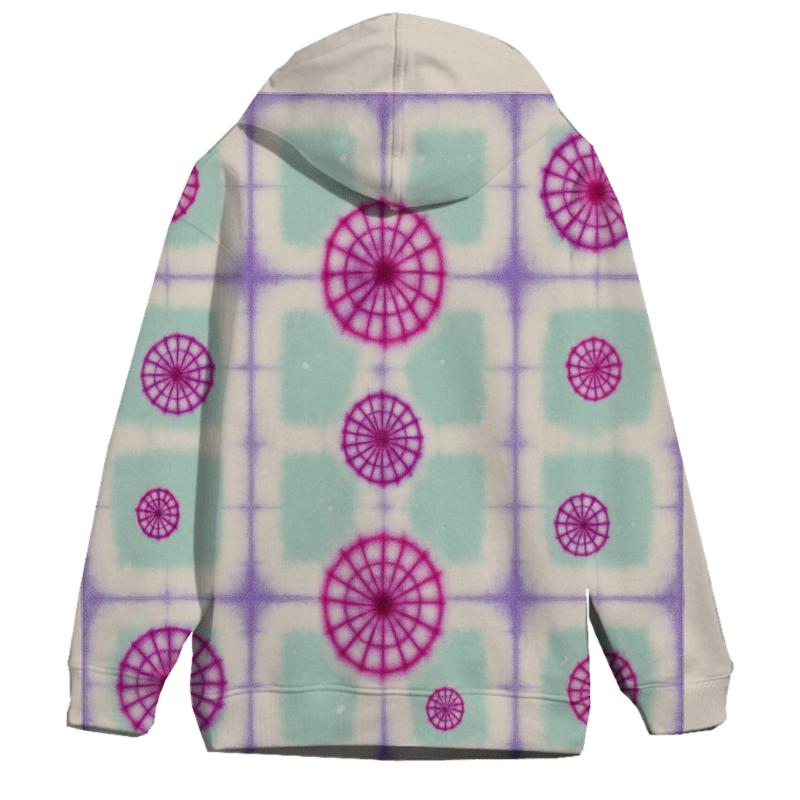 Itajime Prism Grid With Kumo Rosettes hoodie styles
