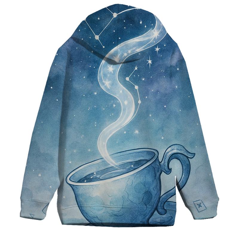 Moonlit Teacup Leviathan embroidered hoodies