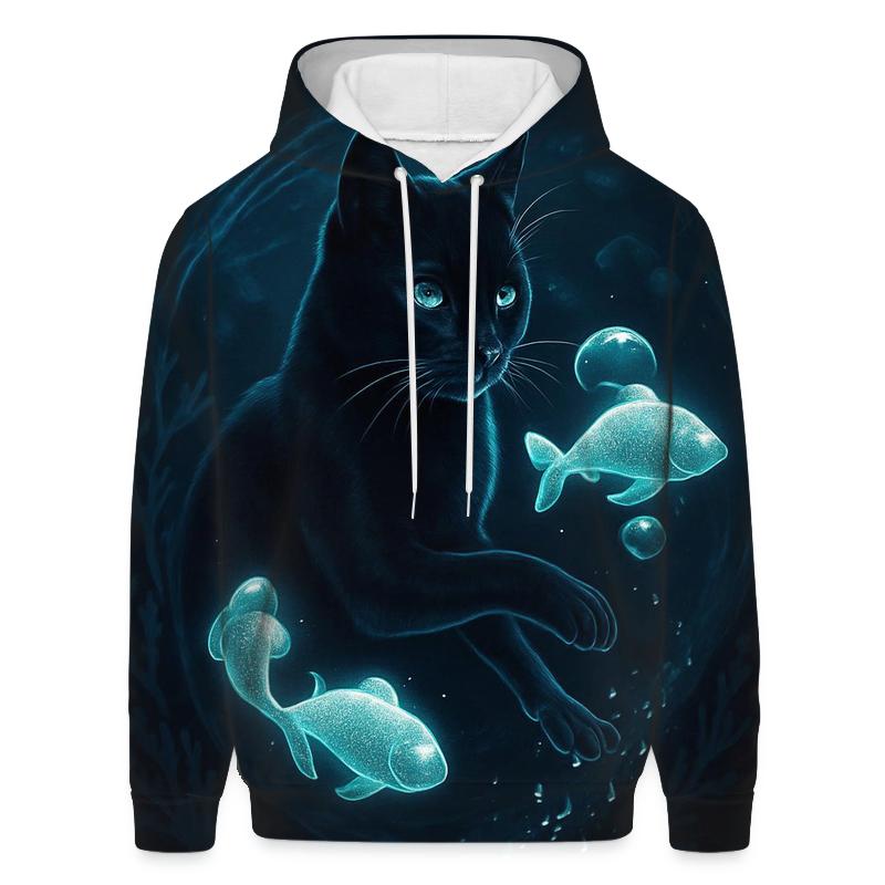 The Umbra Aquarium Cat lightweight hoodies