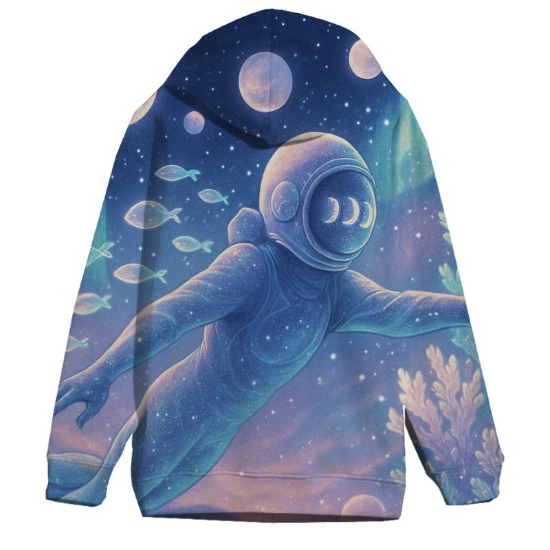 Aurora Reef Of The Silent Moons embroidered hoodies