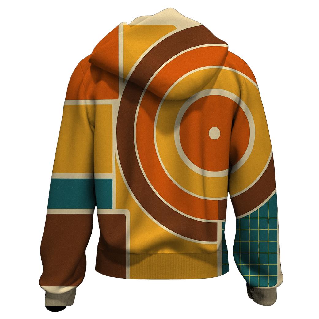 Groovy Record Sleeve Geometry hoodie designs