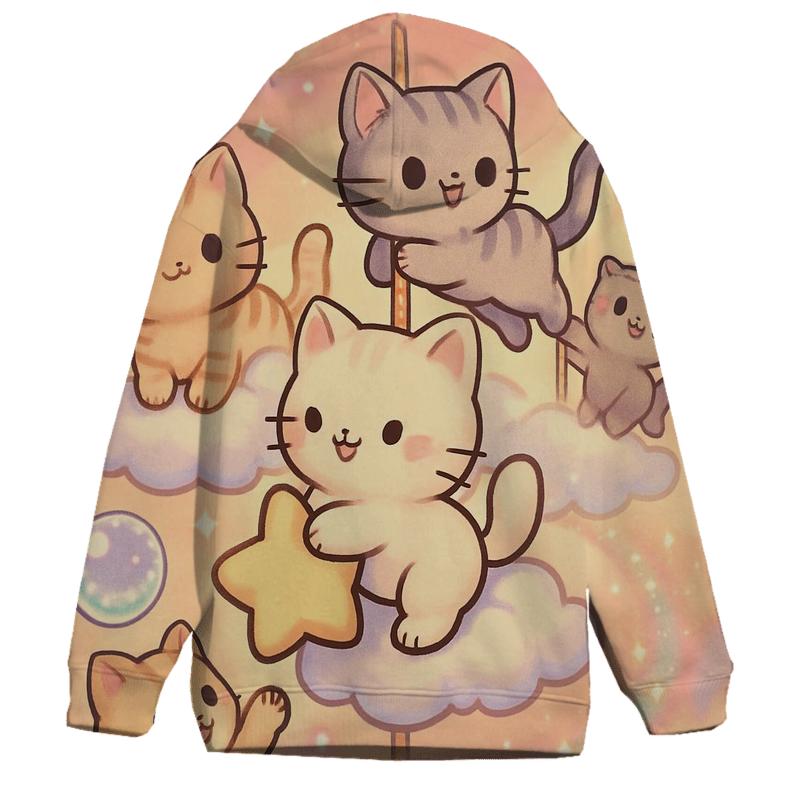 Cloud Carousel Kitten Parade heavyweight hoodies