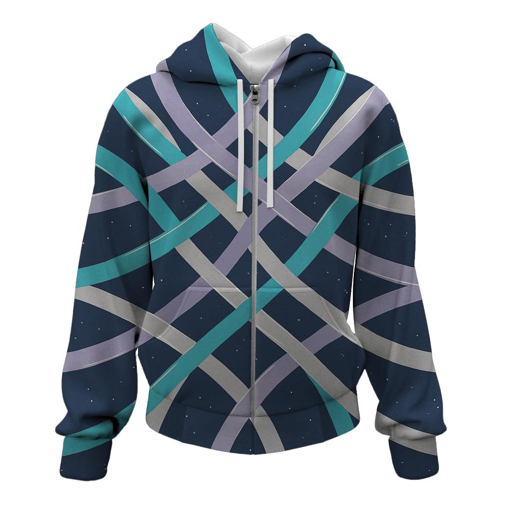 Gravitational Lens Arc Loom graphic hoodies