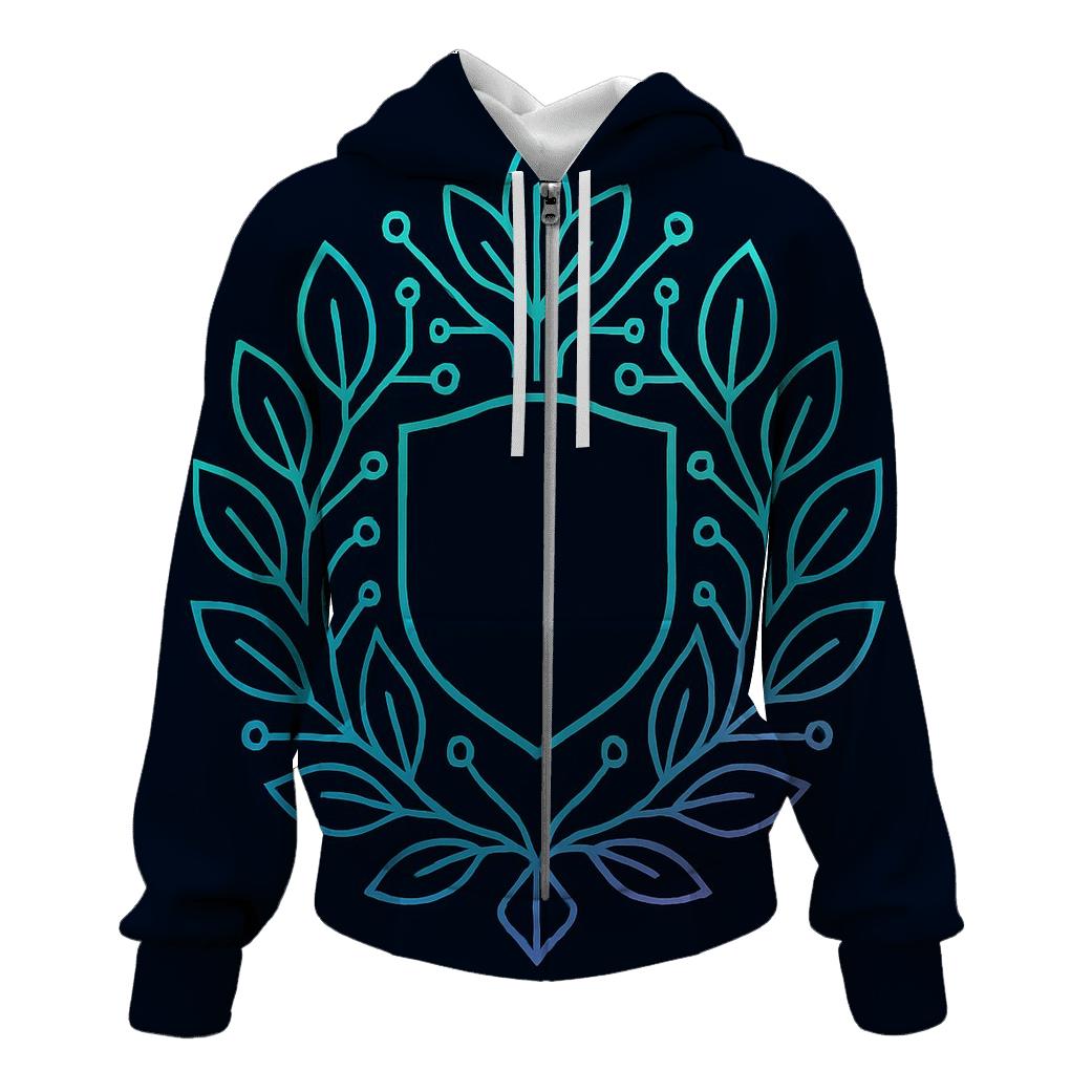 Aurora Circuit Garden Emblem hoodies fashion