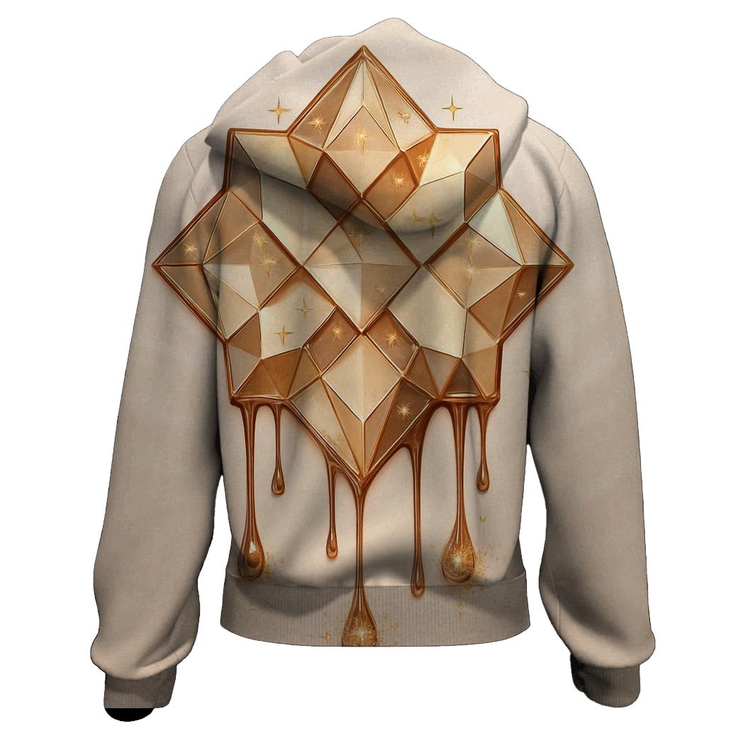 Champagne Facet Drip Emblem hoodies fashion